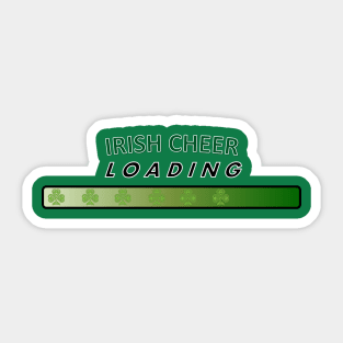 Irish cheer: Loading Sticker